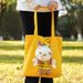 Pet Little Bee Canvas Open Head Single Shoulder Portable Outing Dog Bag Cat Backpack Wholesale_voghion.com