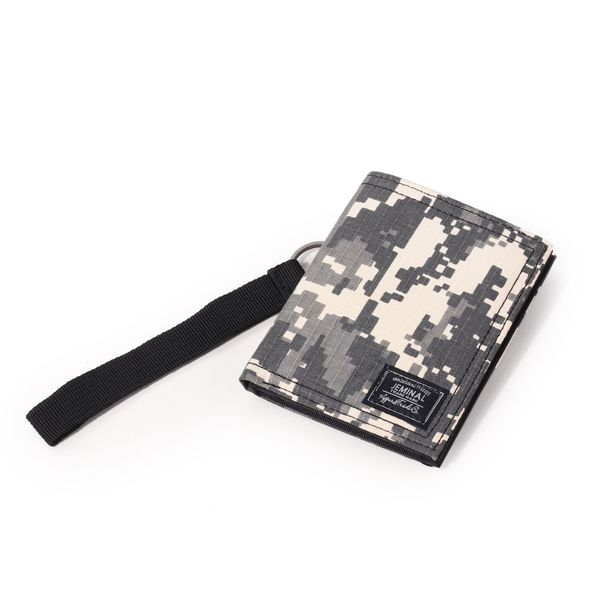 Marine Air Force Farbe Jamie Road Canvas Camouflage Student Herren Geldbörse Handgelenksschlaufe Schlüsselanhänger Sport Mode Geldklammer_voghion.com