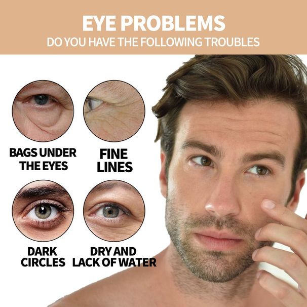 East Moon Men's Hydrating Energizing Eye Roller Firming And Lifting To Reduce Fine Lines And Dark Circles Under Eye Bags_voghion.com