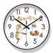 Yipula 8250 Cartoon Cat Wall Living Room Simple Kitten Silent Sweep Second Quartz Clock_voghion.com