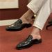 Mules slip-on traspiranti da uomo, scarpe da guida e sandali slide, calzature casual con suola in gomma antiscivolo_voghion.com