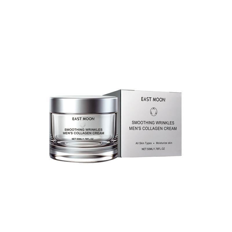 East Moon Men's Collagen Cream Hellt feine Linien auf, spendet Feuchtigkeit, strafft die Haut, hellt die Haut auf und erhellt sie_voghion.com