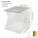 Upgrade Design Photo Studio Light Box Mini Portable Photography Lighting Tent Soft Box Shooting Tent 6 Backdrops LED Kit_voghion.com