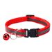 Pet Supplies Reflective Patch Safety Buckle Cat Dog Bell Glowing Collar_voghion.com