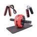Set combinato di ruote addominali a ruota singola per il fitness domestico, set da 7 pezzi con pinza per ruote addominali, allenamento completo_voghion.com