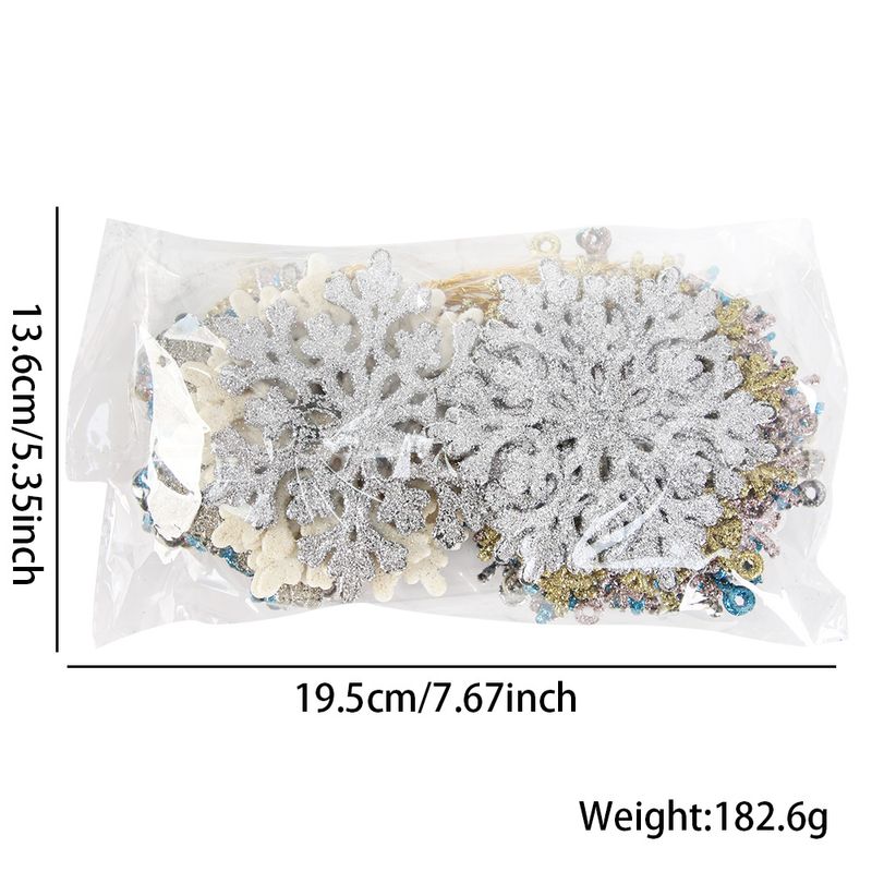 Christmas Snowflake Pendant Christmas Decorations Christmas Tree Decoration Snowflake Pendant Scene Arrangement_voghion.com