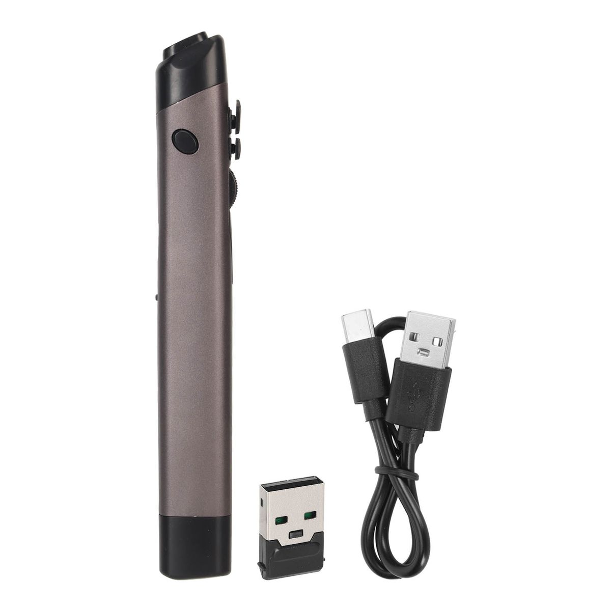 Mouse ottico tascabile wireless Bluetooth 2.4G con funzione stilo per laptop, tablet, smartphone N_voghion.com