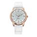 quartz women's watch two-color dial belt Women's Watch creative watch_voghion.com
