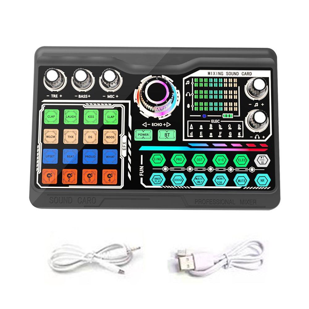 Professionelle Podcast Mikrofon Soundkarte Kit für PC Smartphone Laptop Computer Vlog Aufnahme Leben Streaming Für_voghion.com