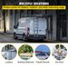 VEVOR Van Roof Ladder Rack, 2 Bars, 331 LBS Capacity, 52"-63.8" Adjustable Steel Roof Rack Cross Bar With Ladder Stoppers, Fit With Rain Gutters, For Kayak Canoe Lumber Pipe Cargo,, White_voghion.com