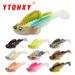 Esca artificiale Dieci colori Esca morbida in silicone Mini T Tail Piombo Pesce 6cm8g Anti-sospeso Pesce che salta sul fondo Esca per spigole con bocca rovesciata_voghion.com