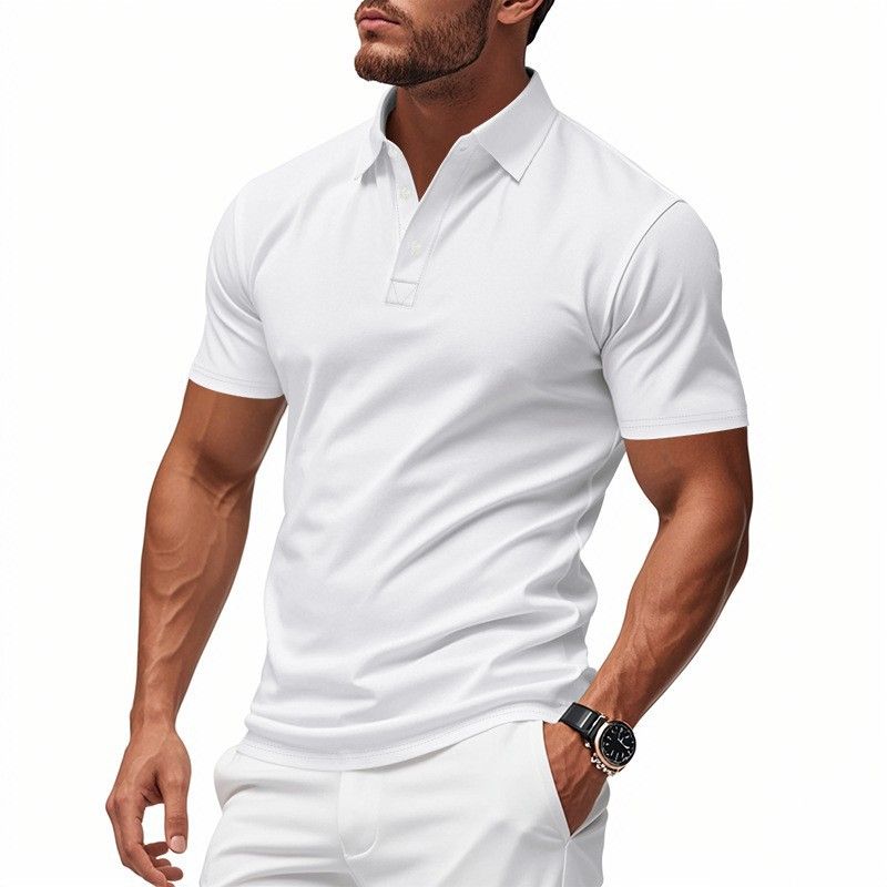 Men And Women's Same Style Advertising Shirt Golf Leisure Breathable Quick Drying Polo Short Sleeve_voghion.com