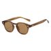 Elegant And Versatile Round Frame Sunglasses TR90 Frame Trendy Retro Fashion Sunglasses Anti Ultraviolet Sunshade_voghion.com