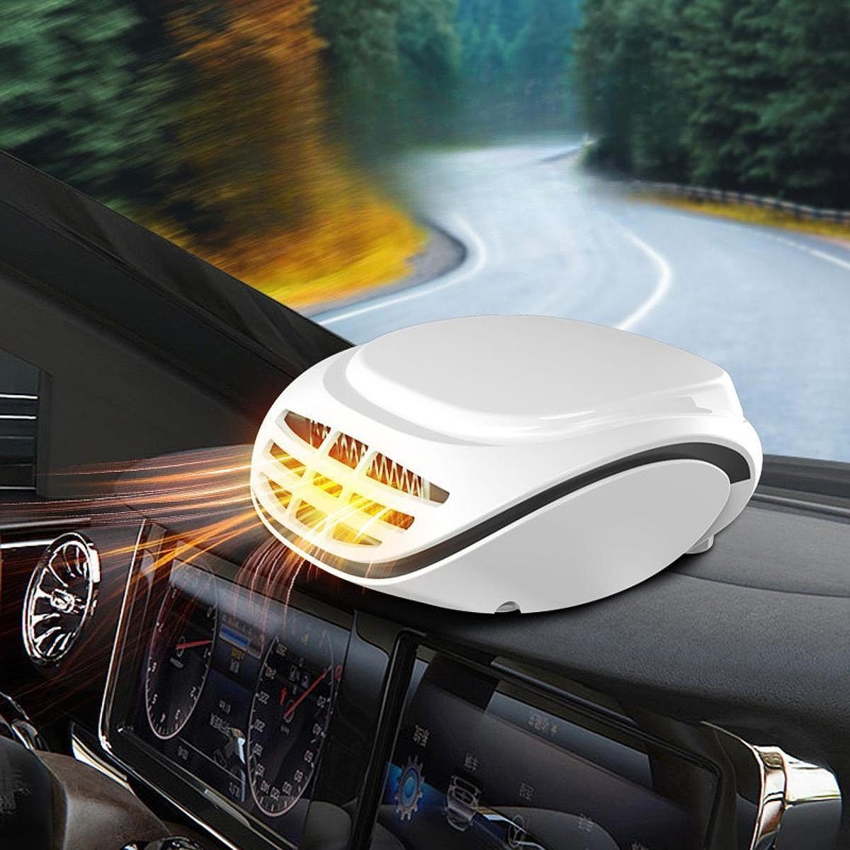 Riscaldatore elettrico Spina accendisigari Decorazione interna auto 12V_voghion.com