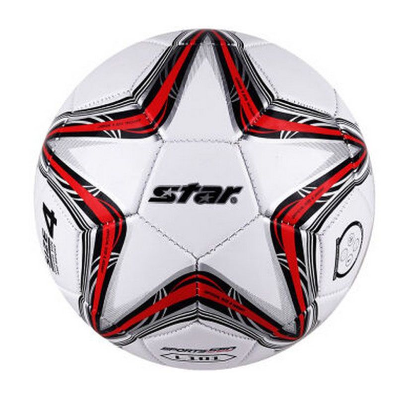 STAR Officiële wedstrijdvoetbal maat 4 en 5 - Duurzaam PVC machinaal gestikt voor jeugd en volwassenen buitenvoetbaltraining en -wedstrijden (SB8234, SB8235)_voghion.com