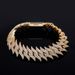 20mm Thorn Box Buckle Cuban Chain Full Of Zircone Bracciale alla moda da uomo Hip Hop Vero oro galvanizzato_voghion.com