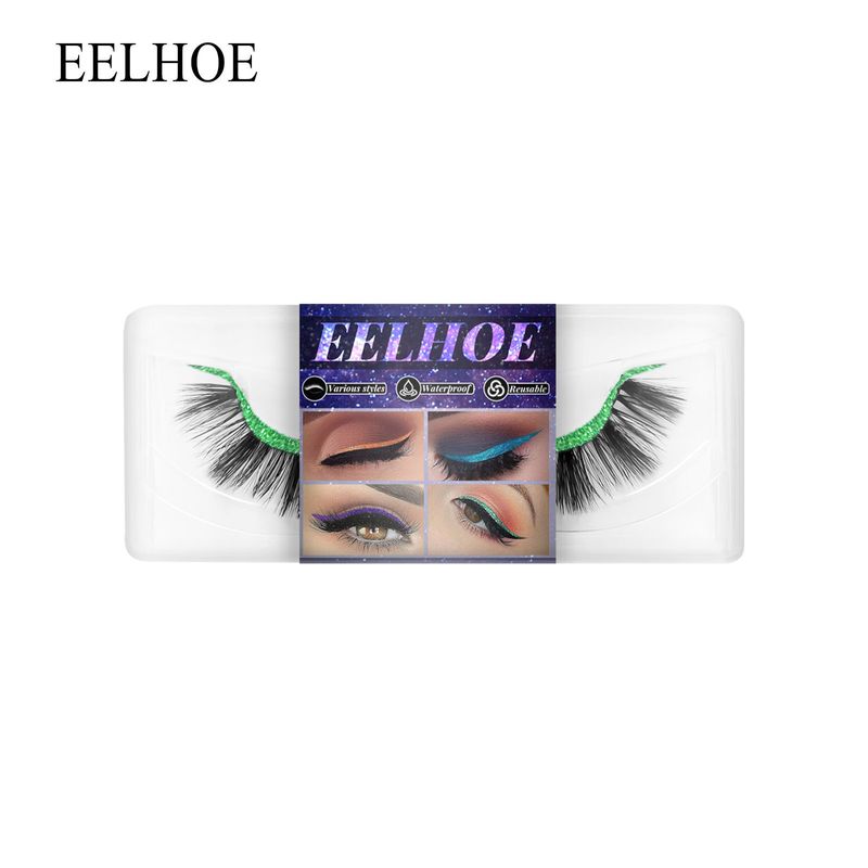 EELHOE selbstklebender weicher natürlicher Schwung dicker falscher Wimpern-Eyeliner-Stick_voghion.com