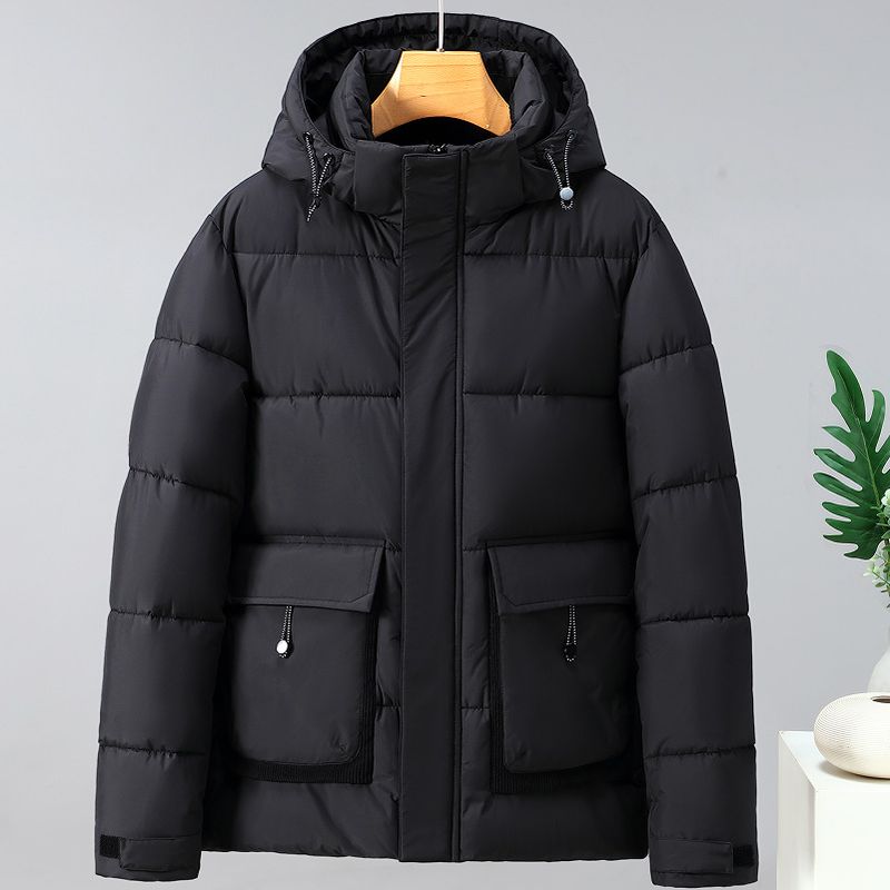 Giacca invernale da uomo in cotone spesso con cappuccio_voghion.com