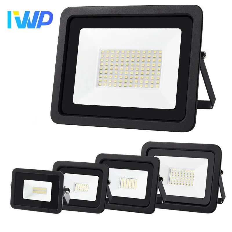 LED Flood Light 100W 50W 30W 20W 10W AC 220V Outdoor IP68 Waterproof Reflector Spotlight Street Light Wall Lamp Garden Lighting_voghion.com