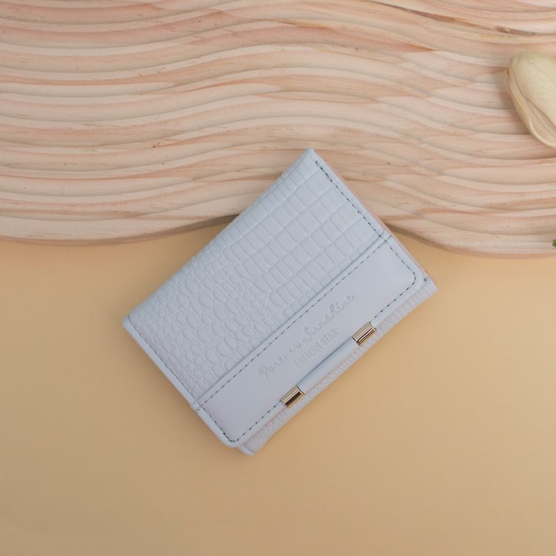 Coin Purses & Holders Version Of The Three Fold Women's Wallet Short Simple Multi Functional Coin Purse Multi Card Card Holder Wallet_voghion.com