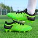 New football shoes with broken spikes, student anti slip and wear-resistant, professional artificial grass training long_voghion.com