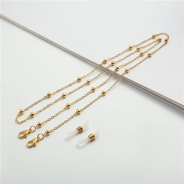 Cinturino per occhiali con corda anti-caduta per maschera e collo in metallo alla moda_voghion.com