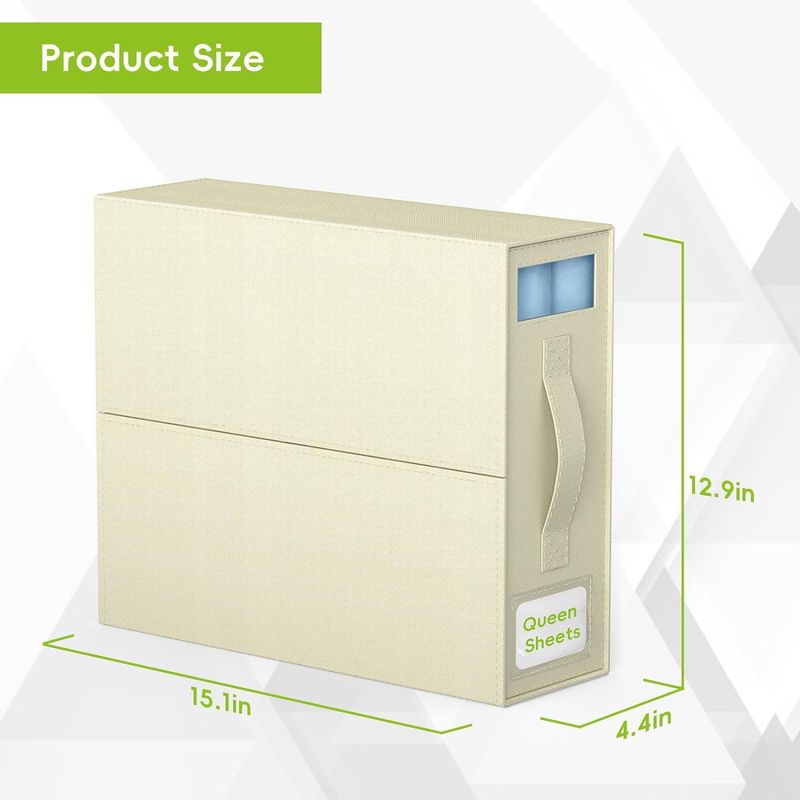 Home & Garden large capacity foldable bed sheet clothing wardrobe storage dustproof storage box with cover storage box_voghion.com