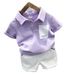 Mother&Kids Jongens zomerpak modieuze kleding knappe jongen baby kinderen zomer_voghion.com