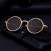 New Fashion Round Frame Sunglasses For Men Retro High End Sunglasses For Men_voghion.com