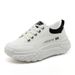 Q058 Nei 2024 Fréijoer/Summer Héich Déck Sohle Damen Casual Faarweg Ronn Kapp Sportschuhe Lieder Verschleißbeständeg_voghion.com