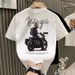 men's Summer short-sleeved T-shirt for men Hong Kong fashion brand loose large size half-sleeved top handsome trend casual all-match T-shirt_voghion.com