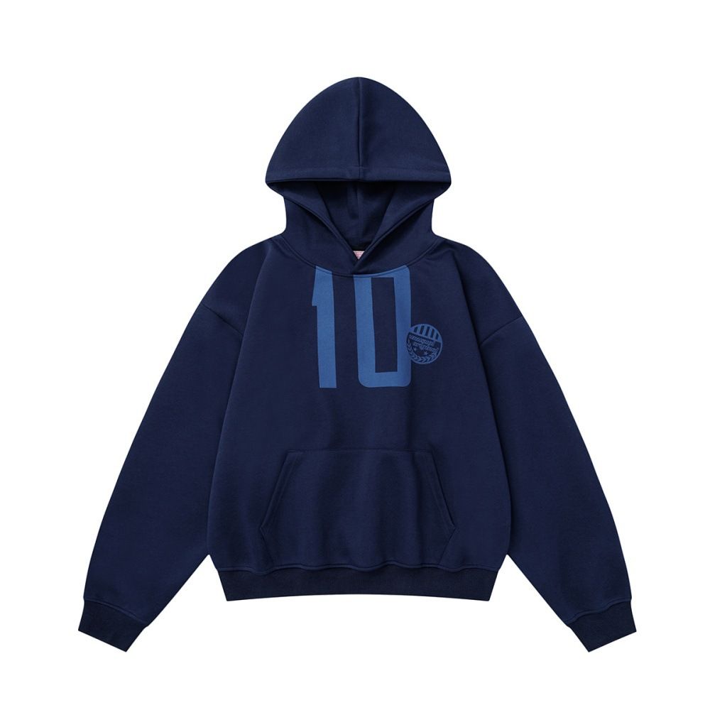Felpa con cappuccio stampata numero 10, primavera-autunno, da uomo, a maniche lunghe, stile American High Street, marchio alla moda_voghion.com