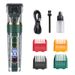 Professional Cordless Pet Grooming Clipper With Ceramic Blade - Quiet & Safe Trimmer For Dogs & Cats - Multiple Attachments For Full Grooming Kit_voghion.com