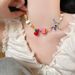 Dopamine Colorful Bowknot Beaded Necklace For Women Beach Vacation Style Collarbone Ins Niche High-end Neck Chain_voghion.com