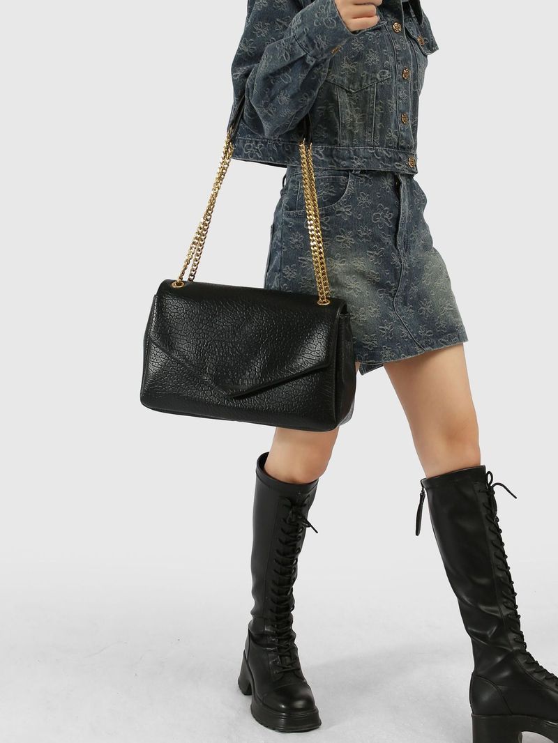 Borsa a tracolla grande e capiente da donna alla moda - Elegante borsa a tracolla con tracolla regolabile_voghion.com
