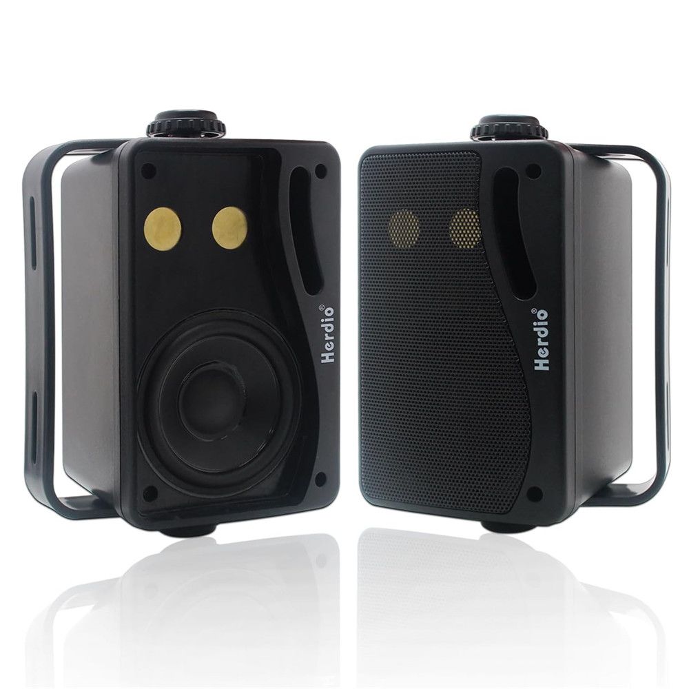 3,5 Zoll passive, verkabelte, wasserdichte 200-W-3-Wege-Premium-Wandlautsprecher für den Außenbereich für Terrassen, Boote_voghion.com