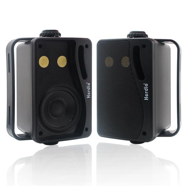 3,5 Zoll passive, verkabelte, wasserdichte 200-W-3-Wege-Premium-Wandlautsprecher für den Außenbereich für Terrassen, Boote_voghion.com