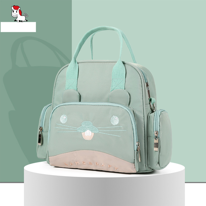 Mamatasche, multifuncionaler Ausflugsrucksack aus Nylon, modische Umstandstasche Mutter und Baby, eine Schulter,_voghion.com