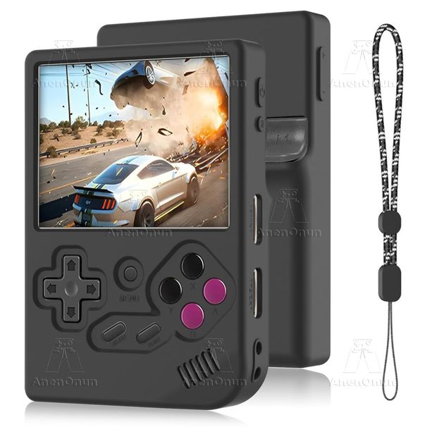 5G5555 Custodia protettiva completa con cordino Anti-caduta Anti-graffio Anti-scivolo Custodia morbida in silicone nero_voghion.com