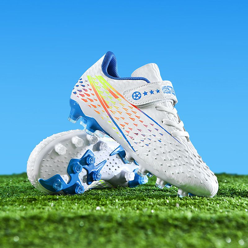 Neue Fußballschuhe für Kinder mit langen Nägeln für Herren, atmungsaktive Slip-Schuhe für Jugendliche, Klett-Sneakers ohne Riemen für Studenten_voghion.com