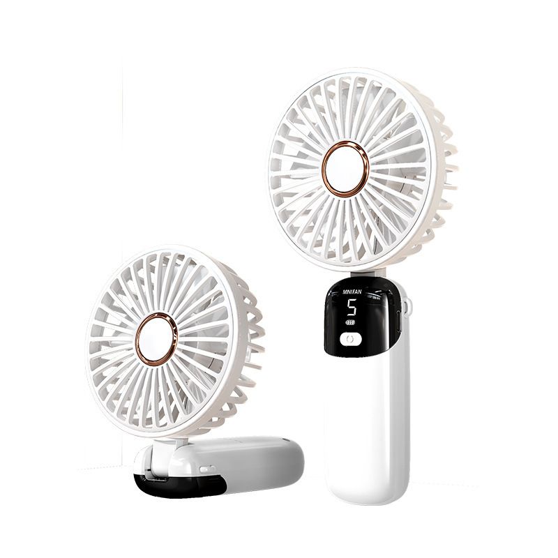 New Handheld Foldable Mini Portable Desktop Digital Display Office Student Small Fan_voghion.com