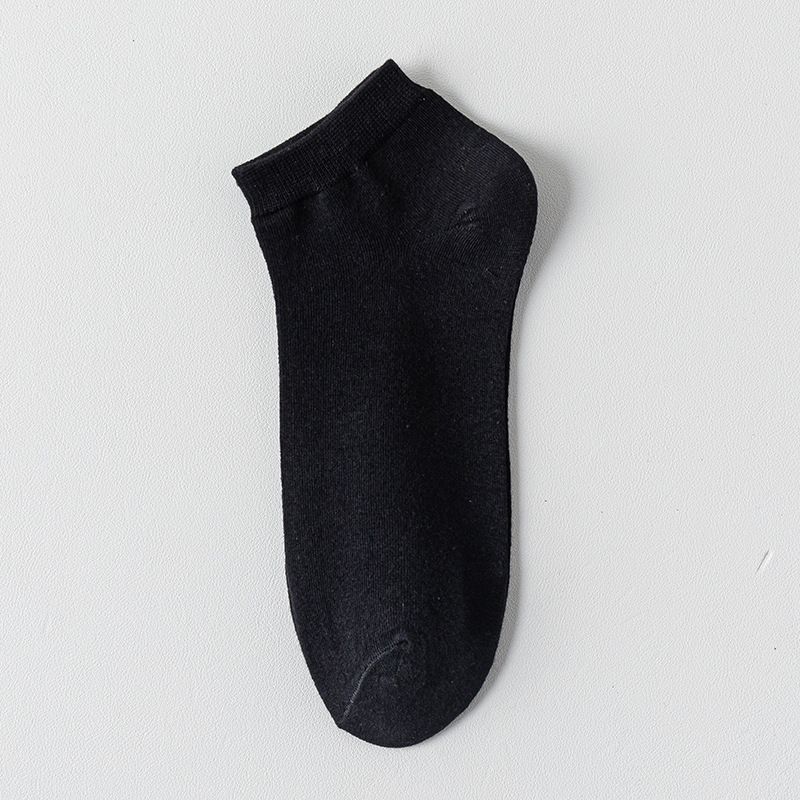 2025d Plus Wide Short Thin Breathable Summer Cotton Extra Large Size Men's Loose Boat Socks_voghion.com