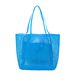 Woven Travel One shoulder Mesh Simple Handbag Outing Portable Beach Bag Available_voghion.com