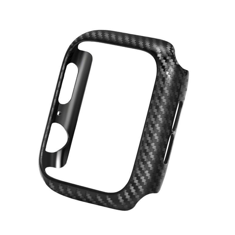 Kapak Apple watch case 44mm 40mm 45mm 41mm 42mm 38mm Karbon fiber Tampon Koruyucu iWatch serisi 7 3 4 5 6 SE 8 Aksesuarları_voghion.com
