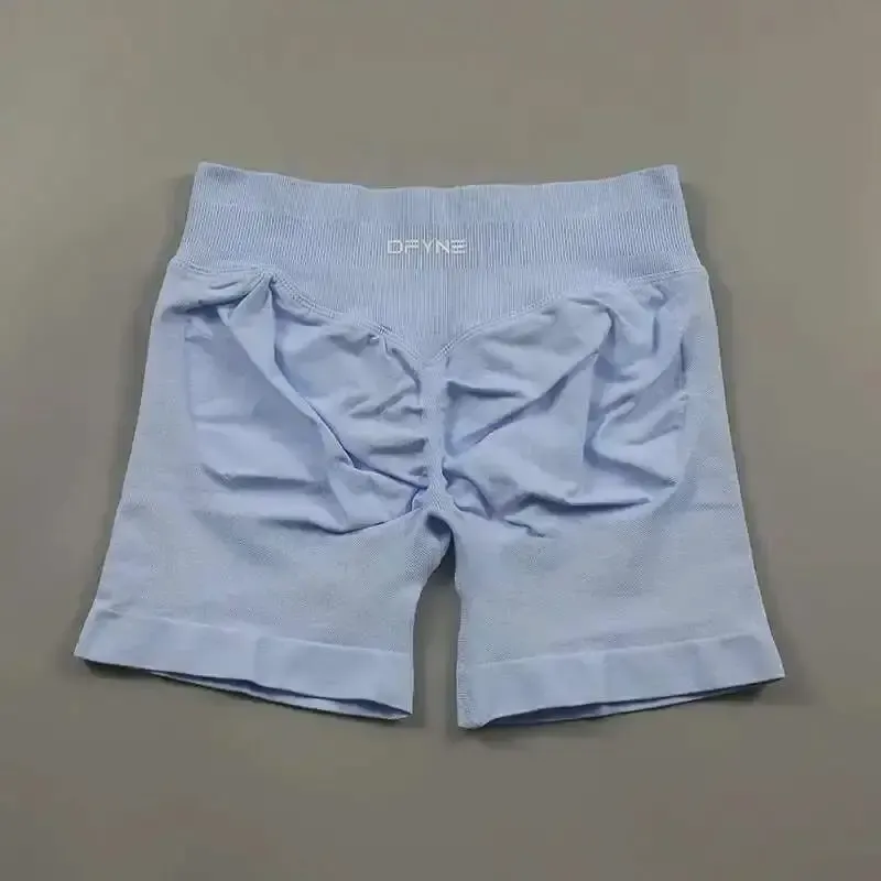 Dfyne Sports Outerwear Knead Loose Seamless Leggings Yoga Shorts Women's Belly And Butt Lift_voghion.com