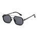 Retro Screwless Polarized Sunglasses Men's Square Frame Sunglasses Men Sunglasses_voghion.com