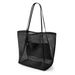 New Folding Beach Bag Mesh Handbag Women's Shoulder Bag Shopping Bag Summer Outdoor Travel Bag_voghion.com