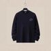 Autumn And Winter New Men's Crew Neck Sweater Embroidered Large Size Men's Jacket_voghion.com
