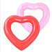 Heart-Shaped Ring Inflatable Float Bed Supplies Toy Small Heart Swimming Pool Bubble PVC Water Use_voghion.com