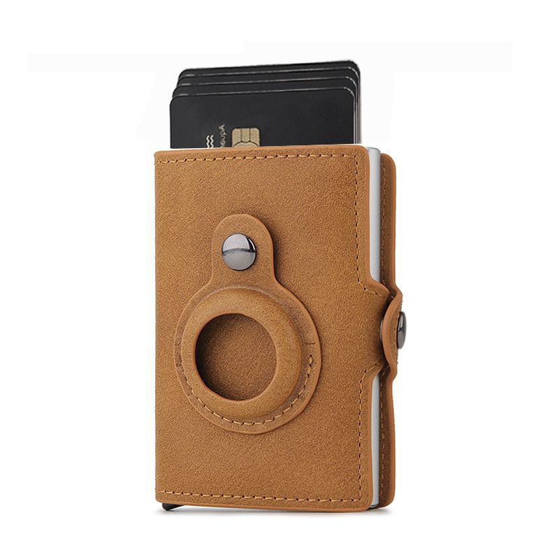 Portefeuille et porte-cartes en métal avec blocage RFID pour bagages et sacs_voghion.com